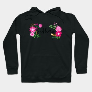 (I Am) Sublime_Black Text Hoodie